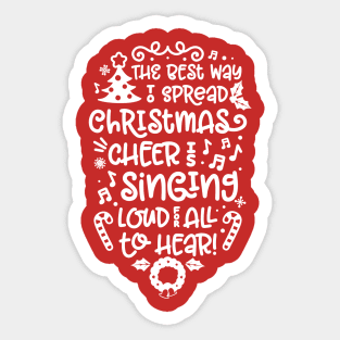 Christmas Cheer Sticker